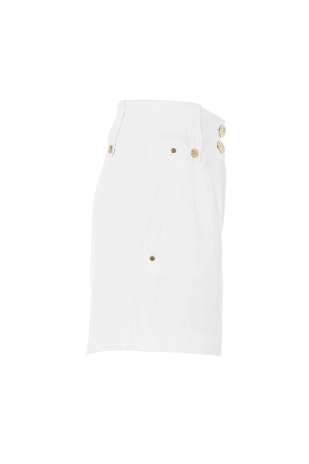Holland Cooper Shorts Women Tailored Short Oyster Linen Holland Cooper Shorts Women Tailored Short Oyster Linen