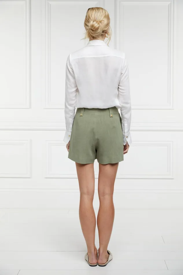 Holland Cooper Shorts Women Tailored Short Sage Linen