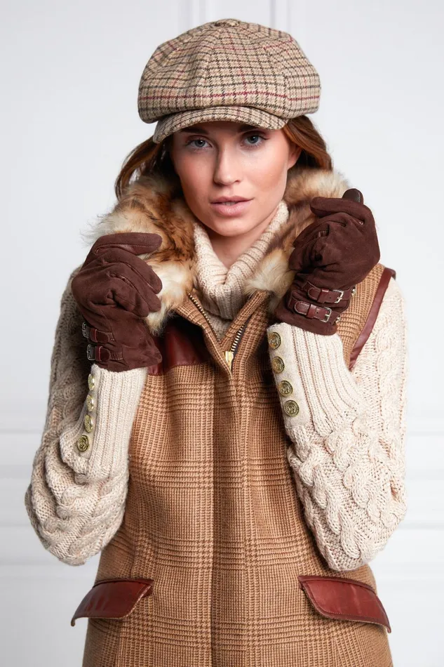 Holland Cooper Tailoring Women Aviator Gilet Tawny