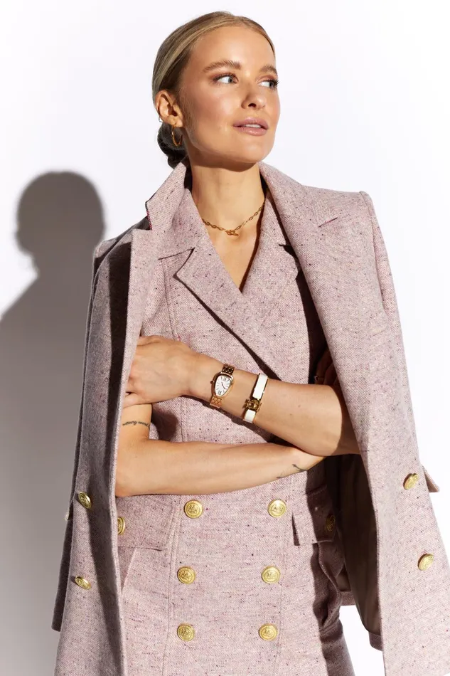 Holland Cooper Tailoring Women Chelsea Dress Anniversary Pink
