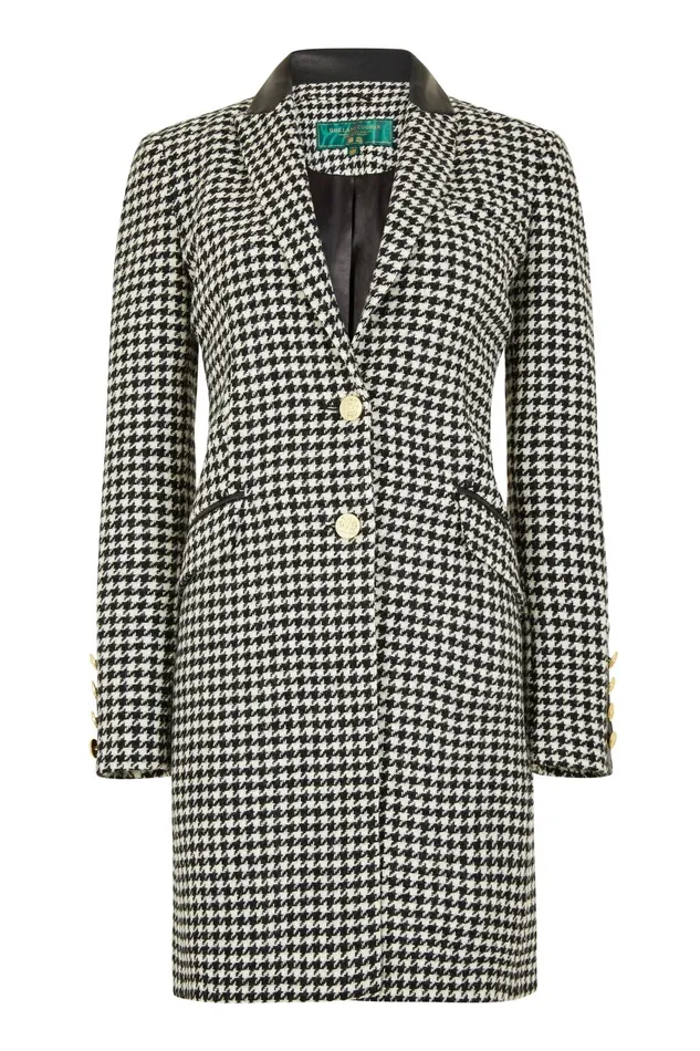 Holland Cooper Tailoring Women Kempton Coat Houndstooth