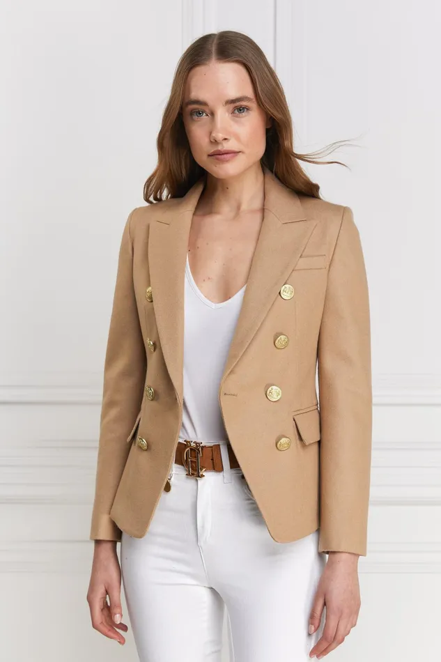 Holland Cooper Tailoring Women Knightsbridge Blazer Camel