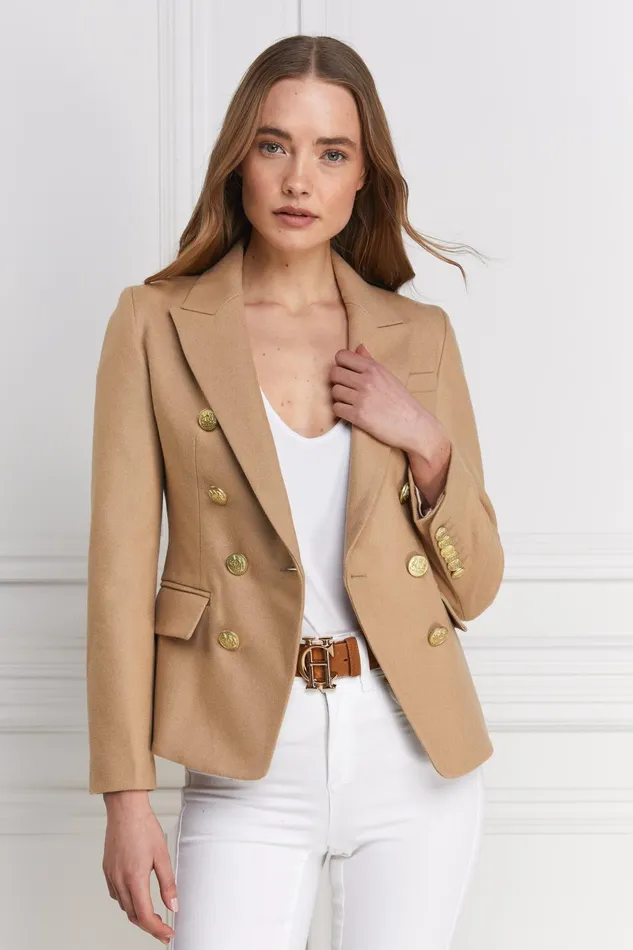 Holland Cooper Tailoring Women Knightsbridge Blazer Camel Holland Cooper Tailoring Women Knightsbridge Blazer Camel