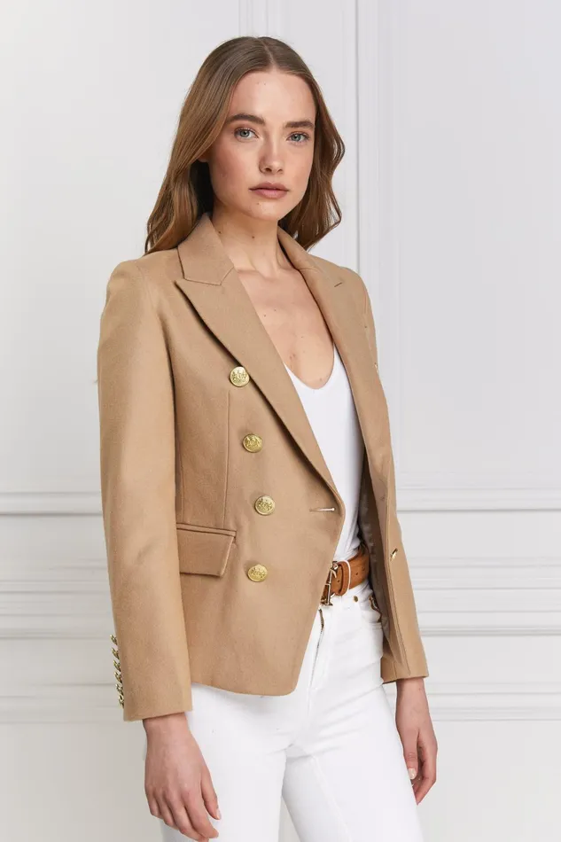 Holland Cooper Tailoring Women Knightsbridge Blazer Camel Holland Cooper Tailoring Women Knightsbridge Blazer Camel