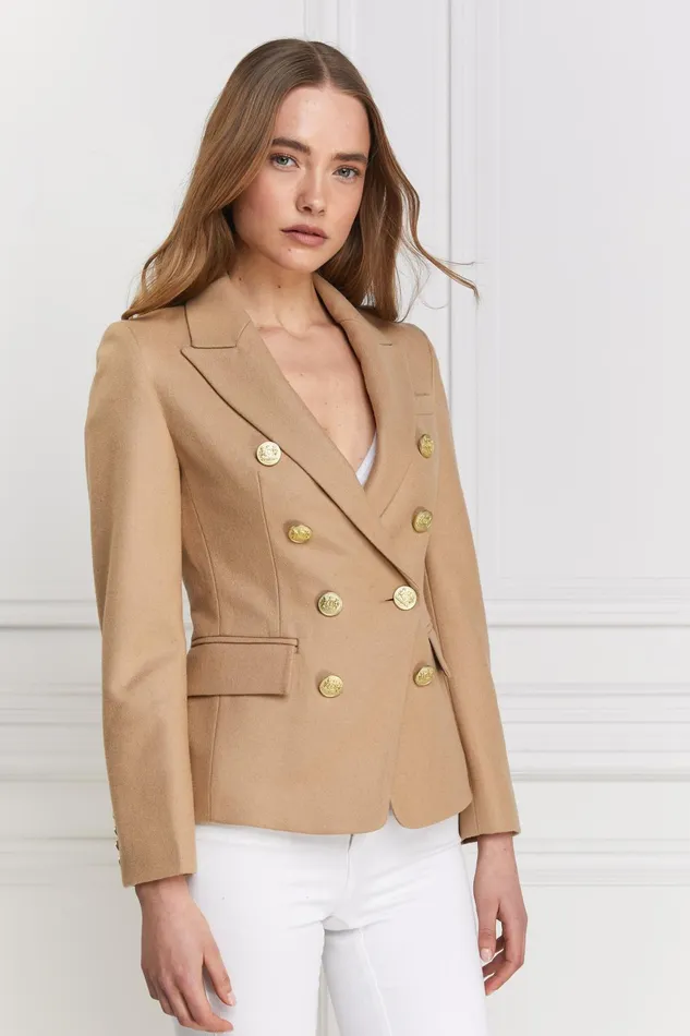 Holland Cooper Tailoring Women Knightsbridge Blazer Camel Holland Cooper Tailoring Women Knightsbridge Blazer Camel