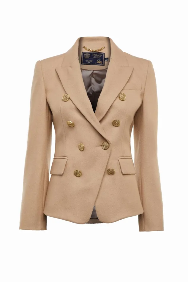 Holland Cooper Tailoring Women Knightsbridge Blazer Camel Holland Cooper Tailoring Women Knightsbridge Blazer Camel