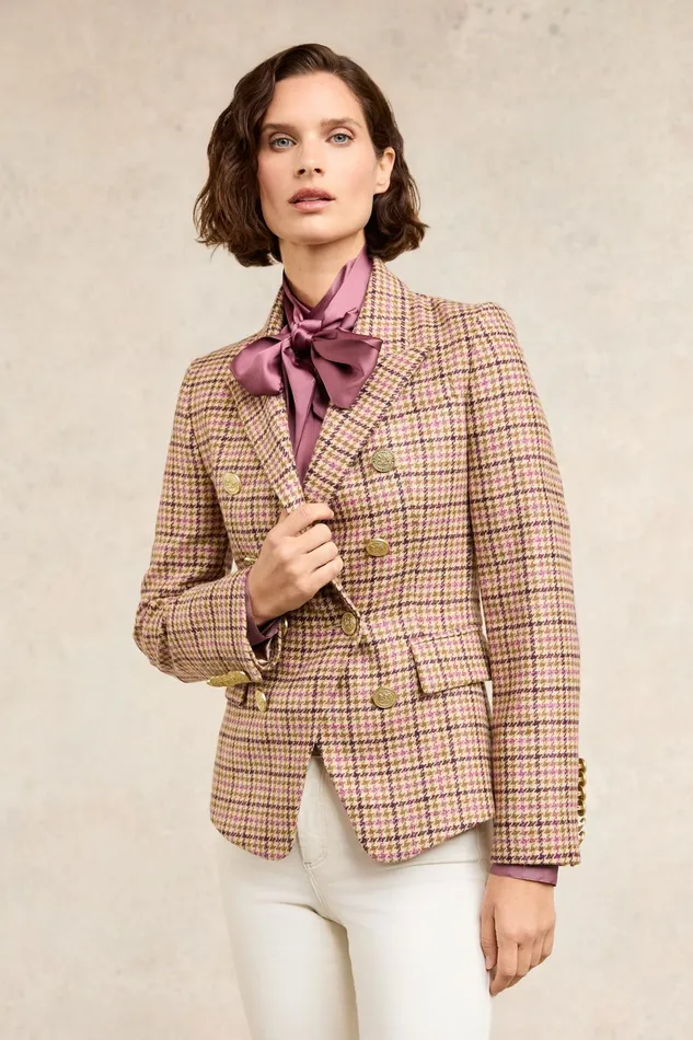 Holland Cooper Tailoring Women Knightsbridge Blazer Sudeley Pink