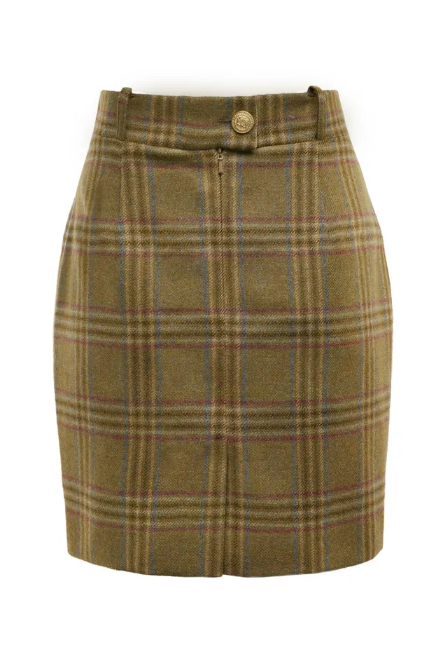 Holland Cooper Tailoring Women Regency Skirt Avebury Green Check Holland Cooper Tailoring Women Regency Skirt Avebury Green Check