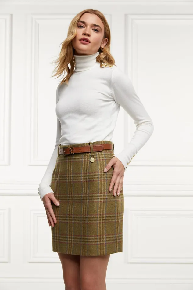 Holland Cooper Tailoring Women Regency Skirt Avebury Green Check Holland Cooper Tailoring Women Regency Skirt Avebury Green Check