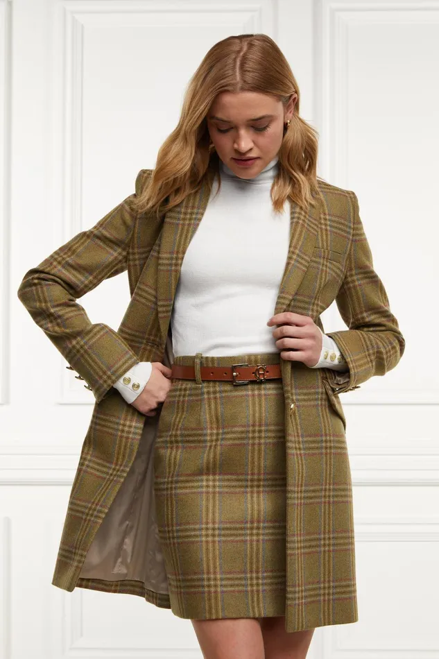 Holland Cooper Tailoring Women Regency Skirt Avebury Green Check Holland Cooper Tailoring Women Regency Skirt Avebury Green Check