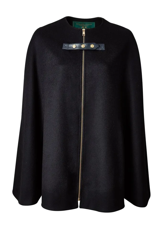 Holland Cooper Tailoring Women Slim Cape Soft Navy