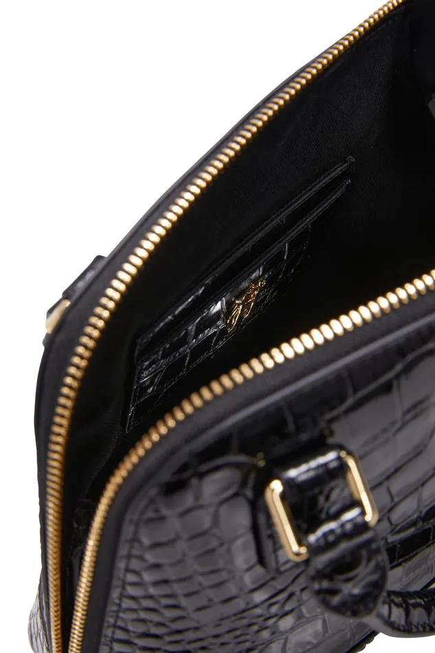 Holland Cooper Tote Bags Women Grovesnor Tote Bag Black Croc Holland Cooper Tote Bags Women Grovesnor Tote Bag Black Croc