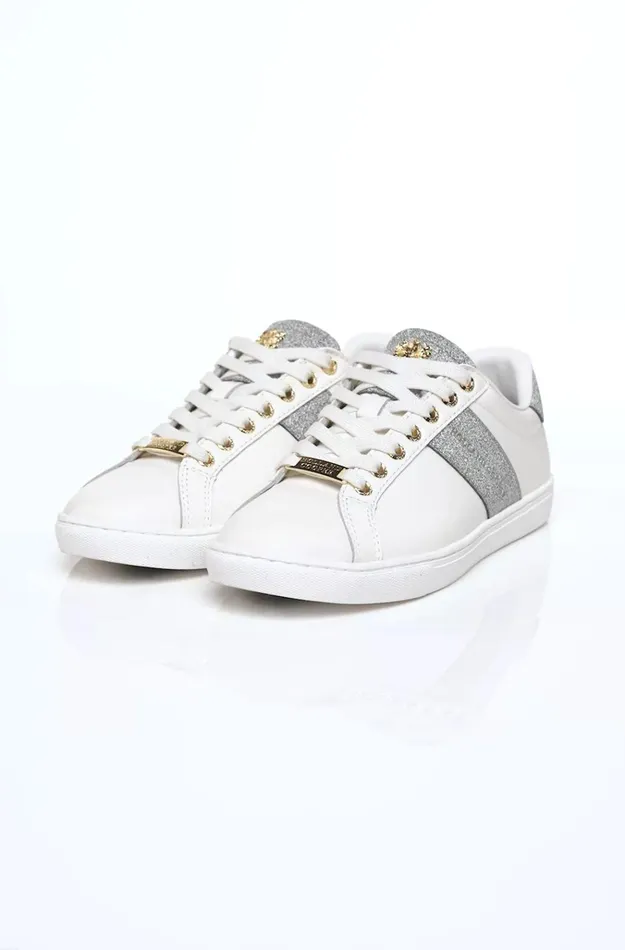 Holland Cooper Trainers Women Knightsbridge Court Trainer Silver Crystal Holland Cooper Trainers Women Knightsbridge Court Trainer Silver Crystal