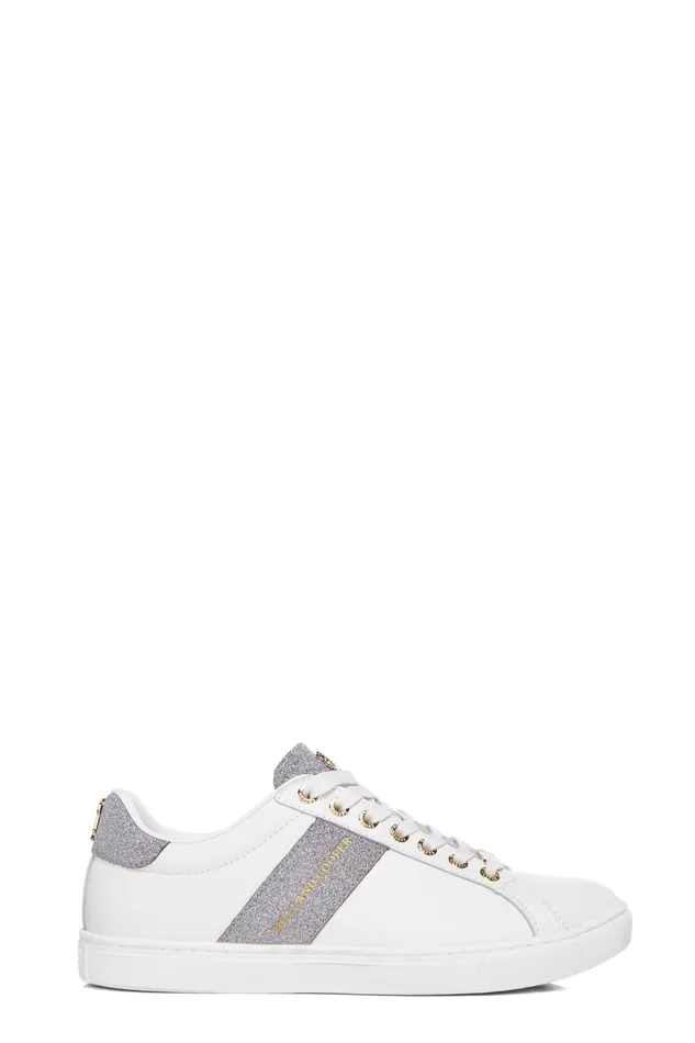 Holland Cooper Trainers Women Knightsbridge Court Trainer Silver Crystal Holland Cooper Trainers Women Knightsbridge Court Trainer Silver Crystal