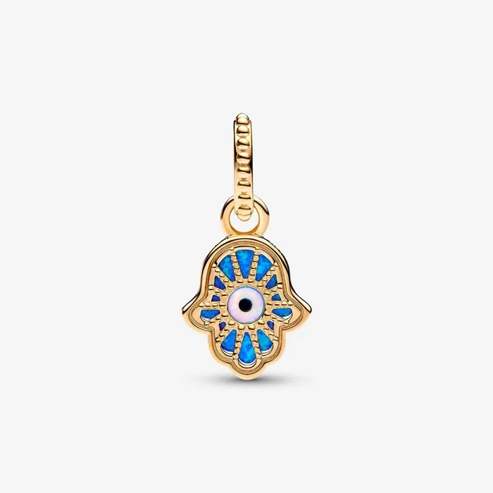 Hoop Earrings Women Pandora Hamsa Hand Moments Hoop Earrings
