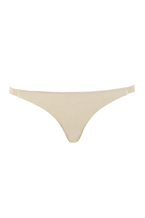 House Of CB Clear Side Strap Solution Thong 8211 Beige Women