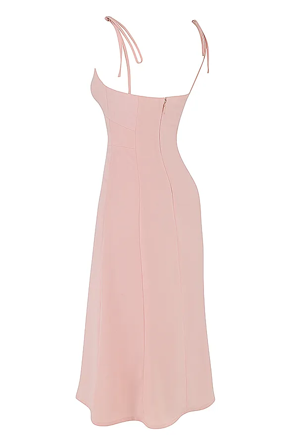 House Of CB CorneliaBlush Midi Sun Dress 8211 SALE Blush Women Midi Dresses