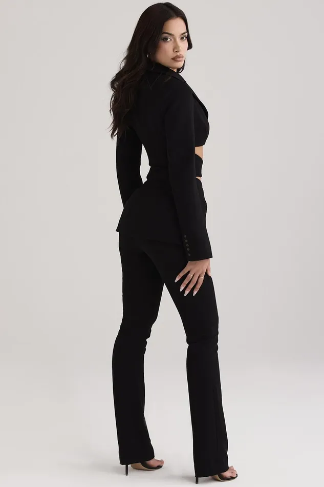 House Of CB LaylaBlack VFront Trousers 8211 SALE Black Women Trousers