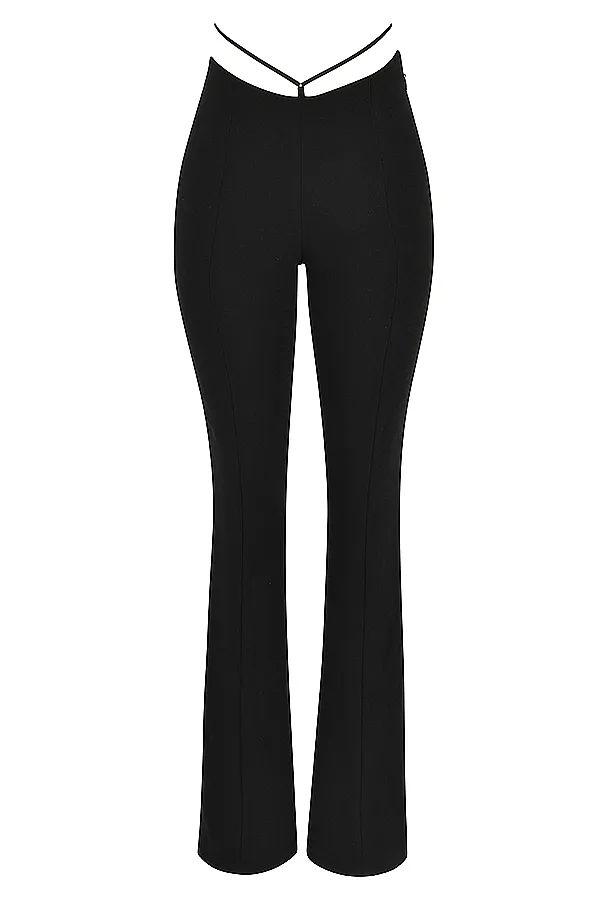 House Of CB LaylaBlack VFront Trousers 8211 SALE Black Women Trousers