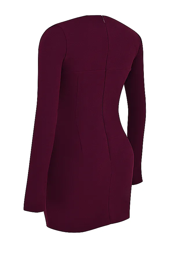 House Of CB MarcellaMerlot Plunge Corset Dress 8211 SALE Merlot Women Corset Dresses