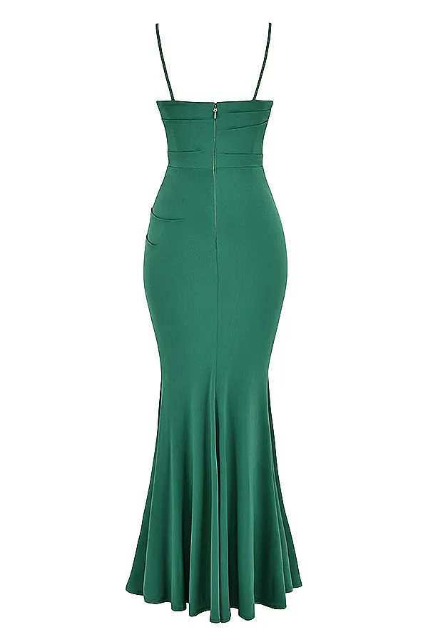 House Of CB MilenaForest Corset Maxi Dress Forest Women Corset Dresses