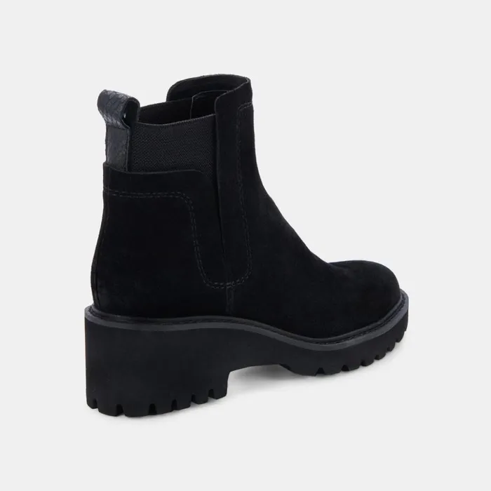 Huey H2O Boots Onyx Suede Women Dolce Vita Boots and Booties