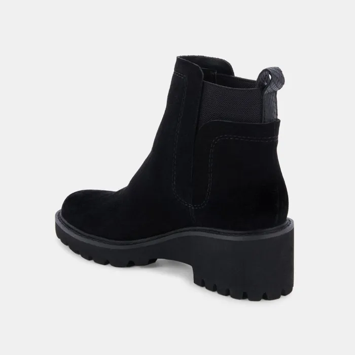 Huey H2O Boots Onyx Suede Women Dolce Vita Boots and Booties