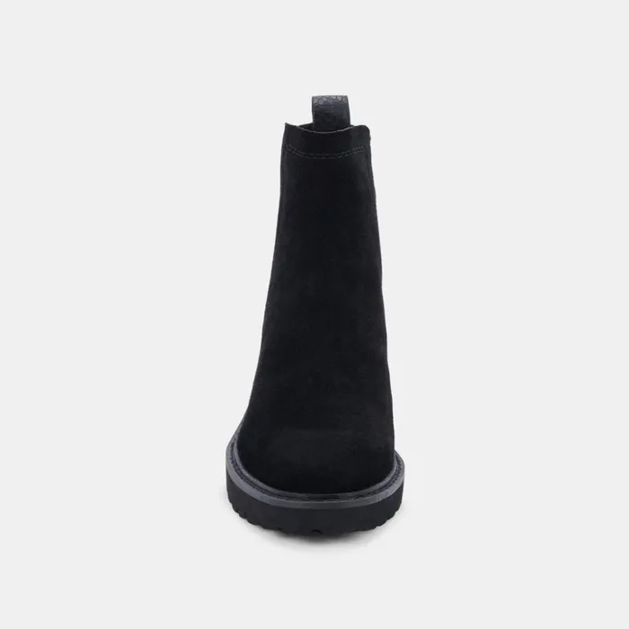 Huey H2O Boots Onyx Suede Women Dolce Vita Boots and Booties