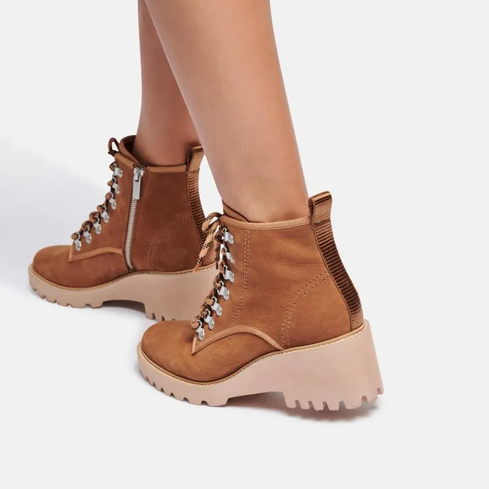 Huey Hiker Boots Whiskey Nubuck Women Dolce Vita Boots and Booties