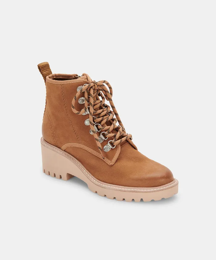 Huey Hiker Boots Whiskey Nubuck Women Dolce Vita Boots and Booties