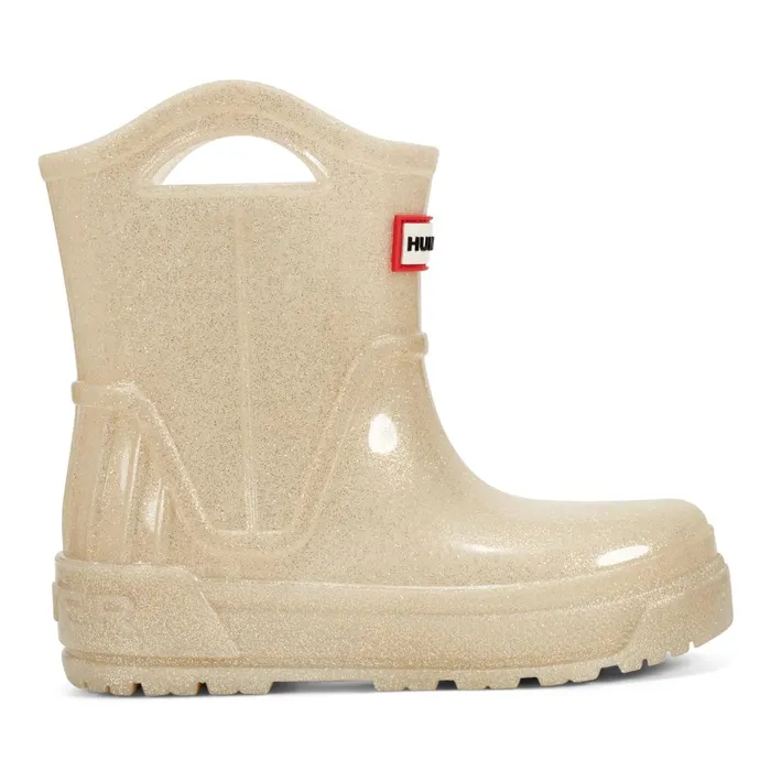 Hunter Boots Little Kids Georgey Waterproof Rain Boots Gold Kids Rain Boots