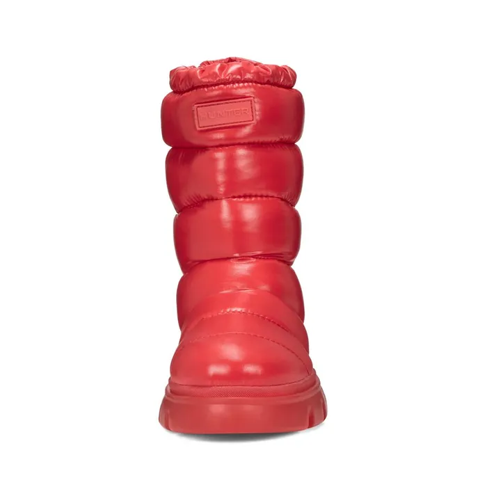 Hunter Boots Maribel Lug Sole Insulated Waterproof Snow Booties Medium Red Women Insulated and Snow Boots Hunter Boots Maribel Lug Sole Insulated Waterproof Snow Booties Medium Red Women Insulated and Snow Boots