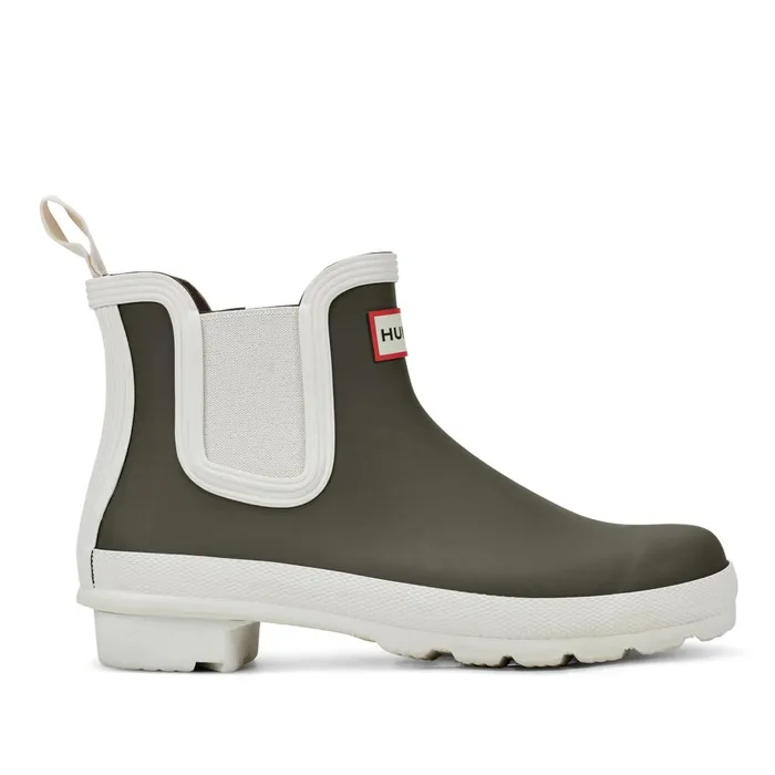 Hunter Boots Original Chelsea Boots Dark Green Women Short and Ankle Boots