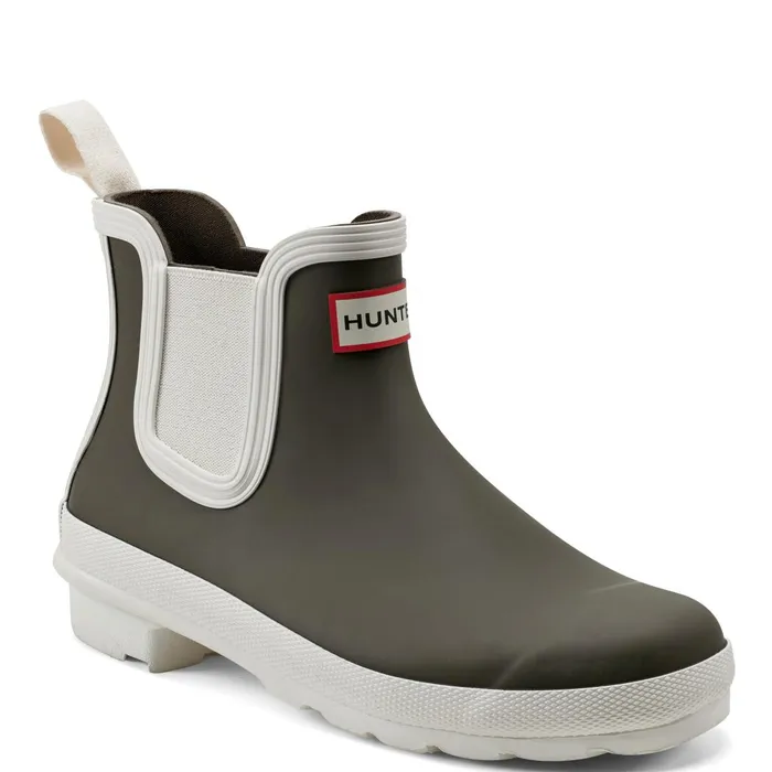 Hunter Boots Original Chelsea Boots Dark Green Women Short and Ankle Boots Hunter Boots Original Chelsea Boots Dark Green Women Short and Ankle Boots