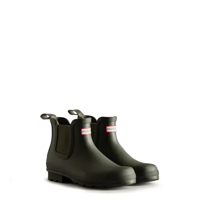 Hunter Boots Original Chelsea Boots Dark Olive Men Short and Ankle Boots Hunter Boots Original Chelsea Boots Dark Olive Men Short and Ankle Boots