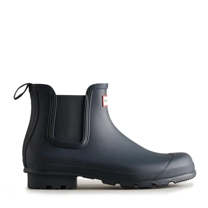 Hunter Boots Original Chelsea Boots Navy Men Short and Ankle Boots