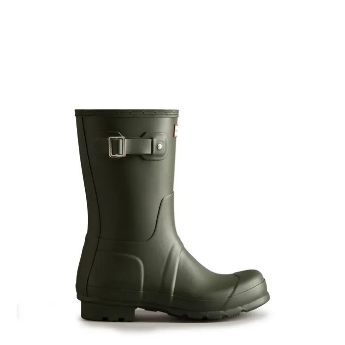 Hunter Boots Original Short Rain Boots Dark Olive Men Rain Boots Hunter Boots Original Short Rain Boots Dark Olive Men Rain Boots