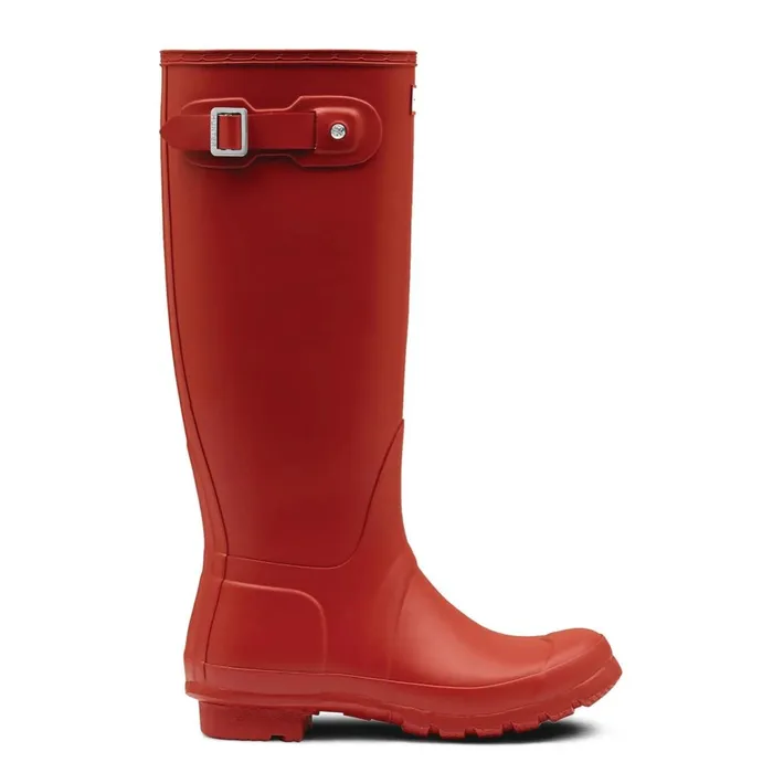 Hunter Boots Original Tall Rain Boots Military Red Women Original Tall Rain Boots