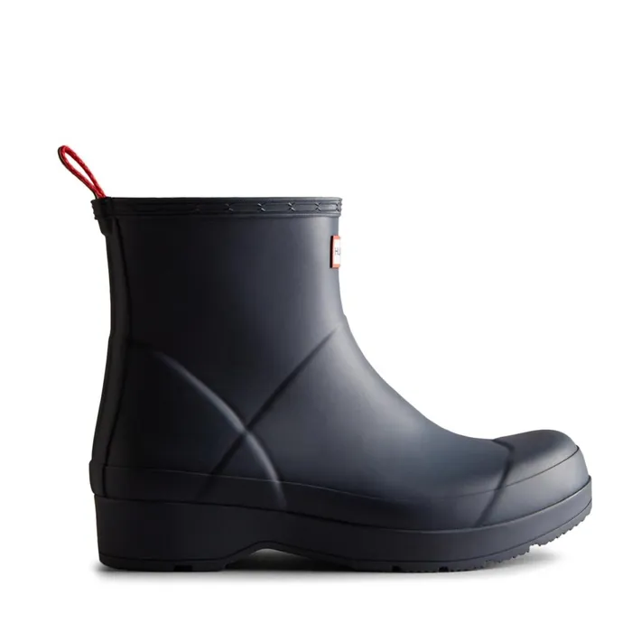 Hunter Boots PLAY Short Rain Boots Valtameri Blue Men Rain Boots