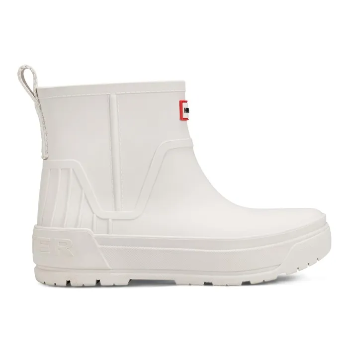 Hunter Boots Wales Waterproof Rain Booties White Women Rain Boots
