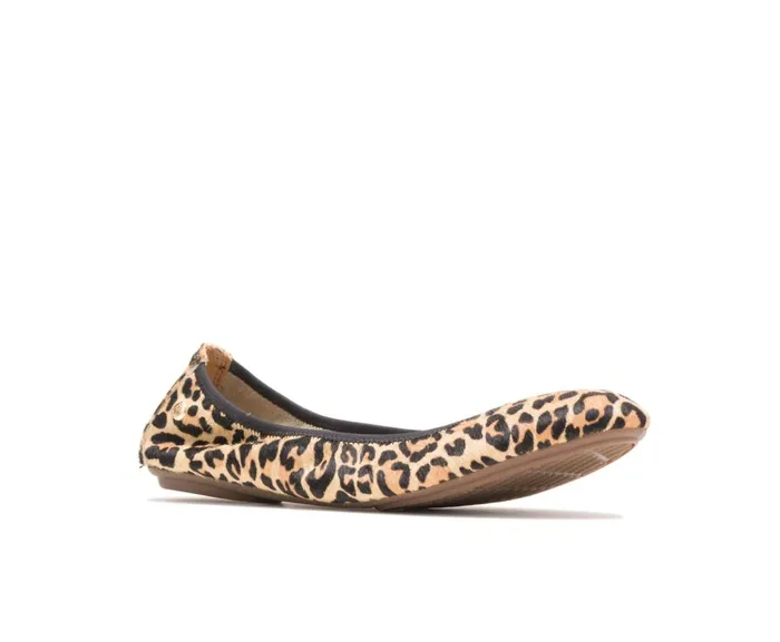 Hush Puppies Flats and SlipOns Women Chaste Ballet Leopard Calf Hair