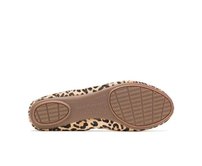 Hush Puppies Flats and SlipOns Women Chaste Ballet Leopard Calf Hair