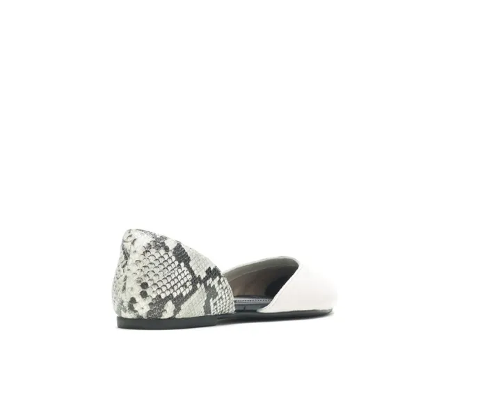 Hush Puppies Flats and SlipOns Women Sadie D039Orsay Ivorysnake Leather