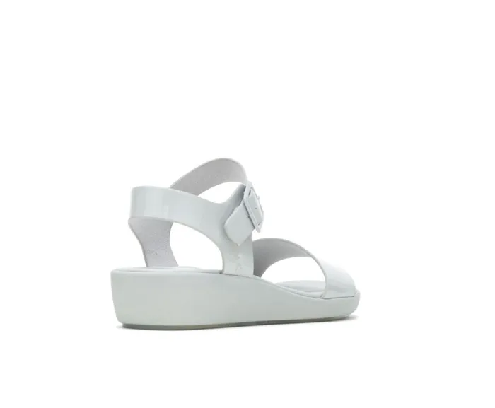 Hush Puppies Sandals Women Brite Jells Quarter Strap Sandal Vapor Grey