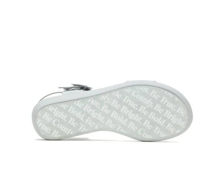 Hush Puppies Sandals Women Brite Jells Quarter Strap Sandal Vapor Grey