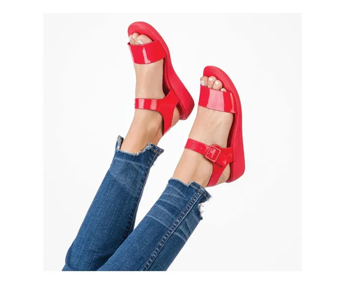 Hush Puppies Sandals Women Brite Jells Quarter Strap Sandal Vapor Grey