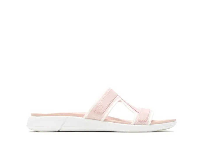 Hush Puppies Sandals Women Willa Knit Slide Pale Rose Knit