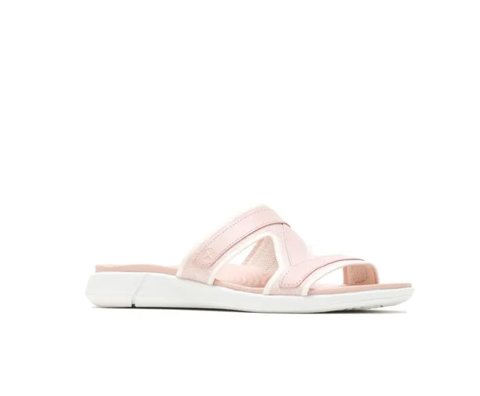 Hush Puppies Sandals Women Willa Knit Slide Pale Rose Knit