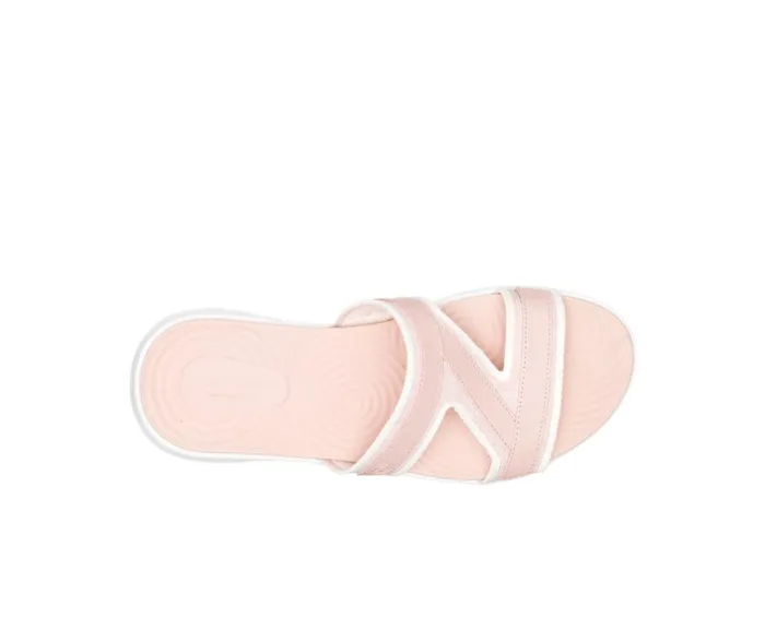 Hush Puppies Sandals Women Willa Knit Slide Pale Rose Knit