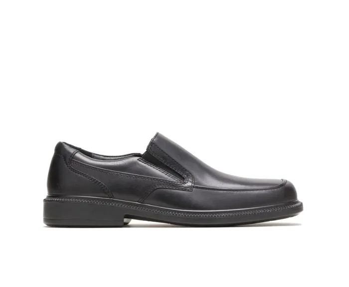Hush Puppies SlipOns Men Leverage Black Leather